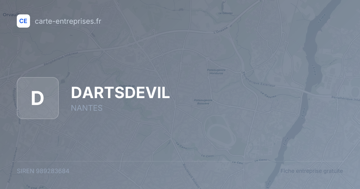 DARTSDEVIL — 989283684 — fiche entreprise