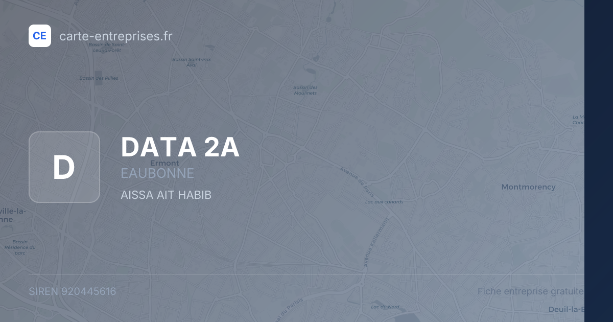 DATA 2A — 920445616 — fiche entreprise