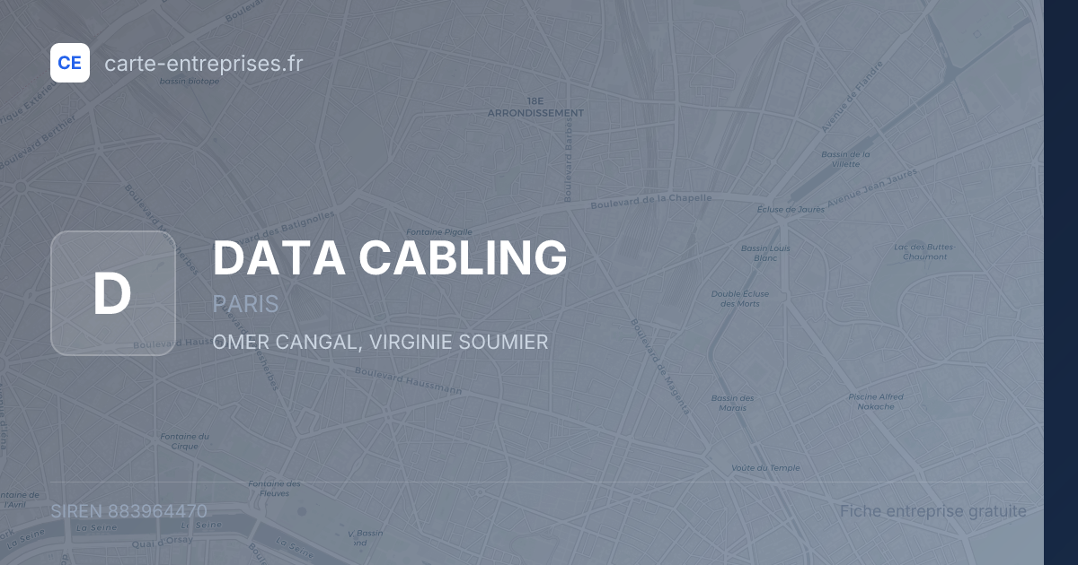 DATA CABLING — 883964470 — fiche entreprise