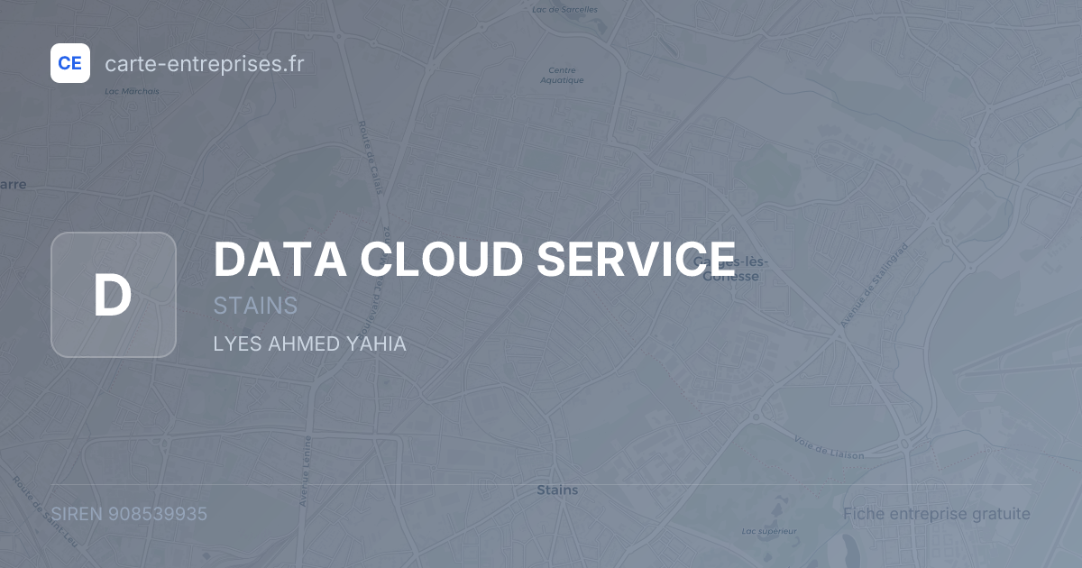 DATA CLOUD SERVICE — 908539935 — fiche entreprise