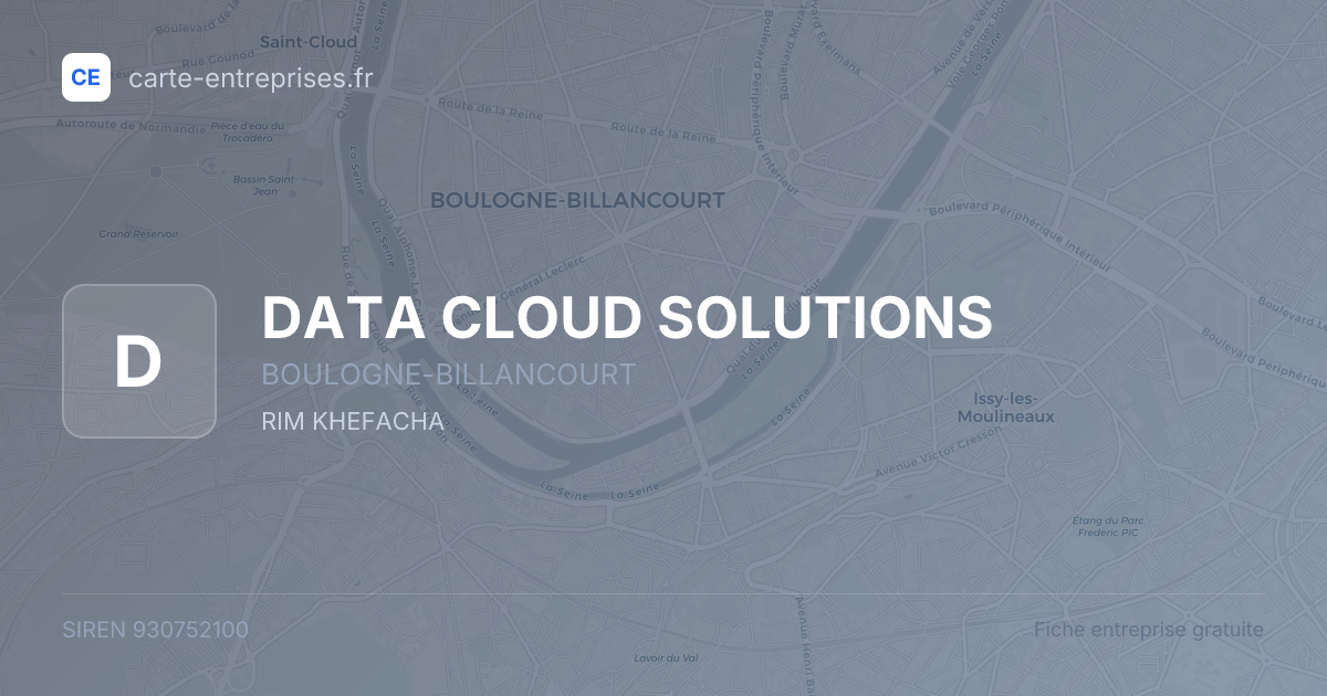 DATA CLOUD SOLUTIONS — 930752100 — fiche entreprise