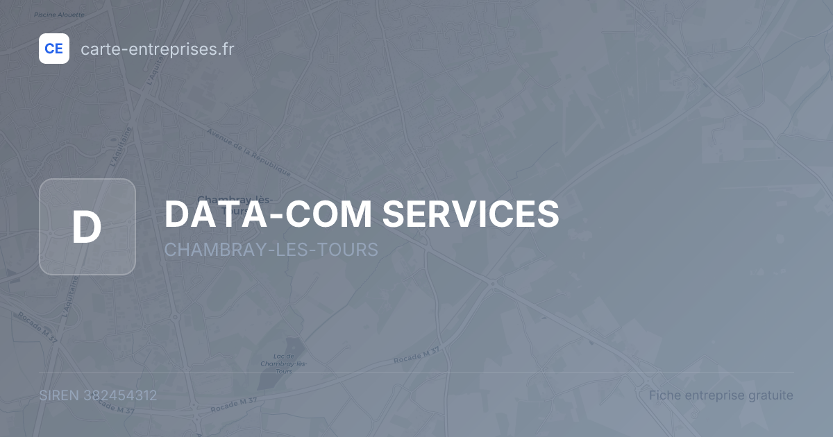 DATA-COM SERVICES — 382454312 — fiche entreprise