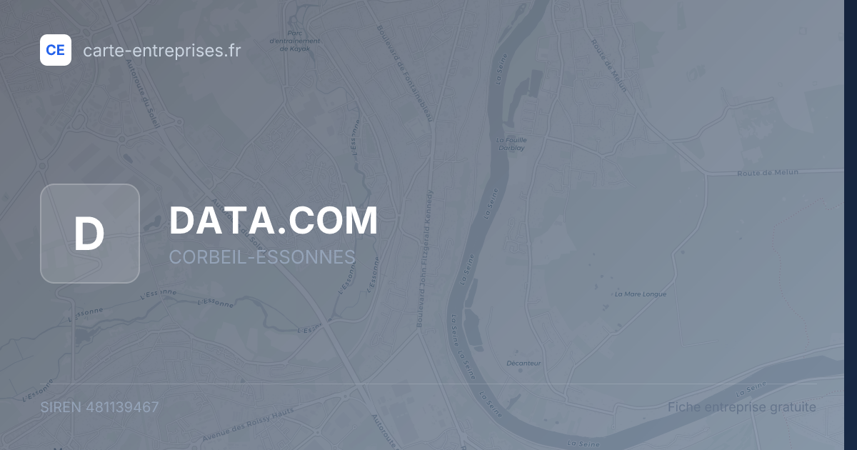 DATA.COM — 481139467 — fiche entreprise