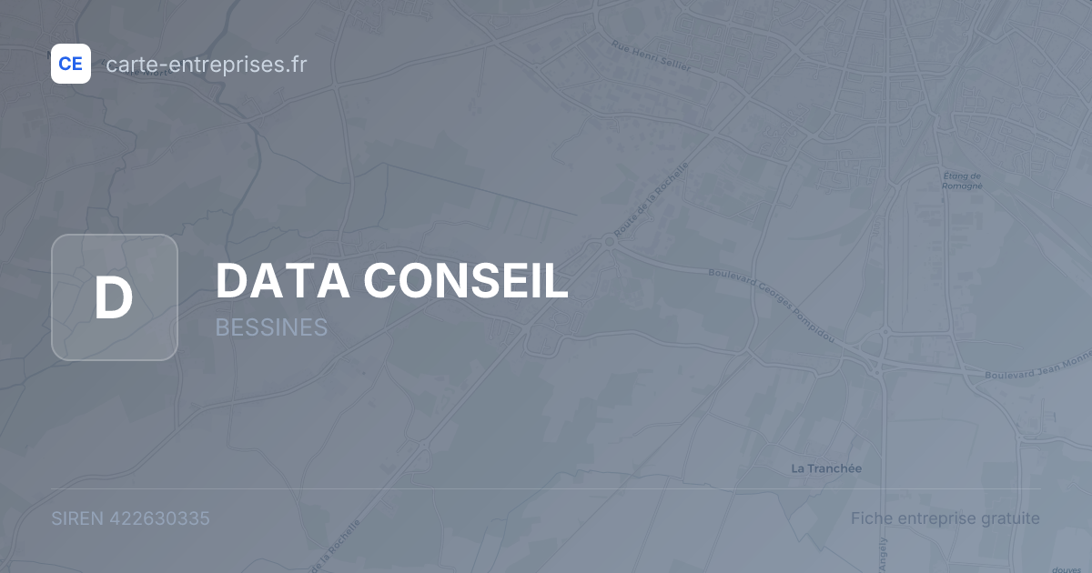 DATA CONSEIL — 422630335 — fiche entreprise