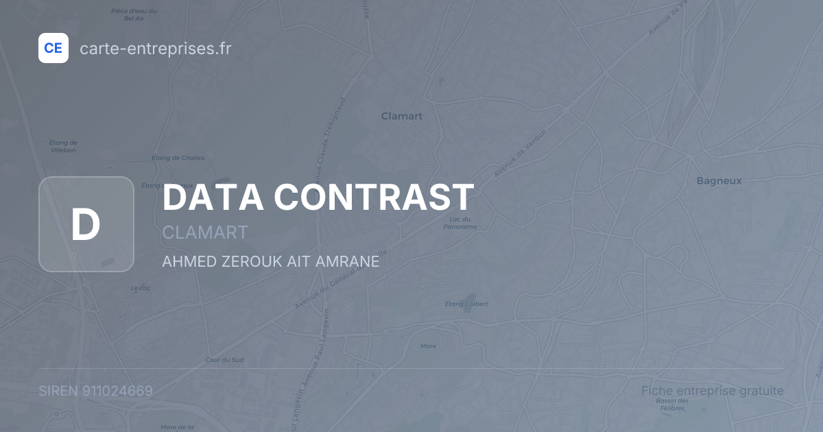 DATA CONTRAST — 911024669 — fiche entreprise