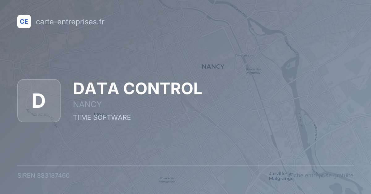 DATA CONTROL — 883187460 — fiche entreprise
