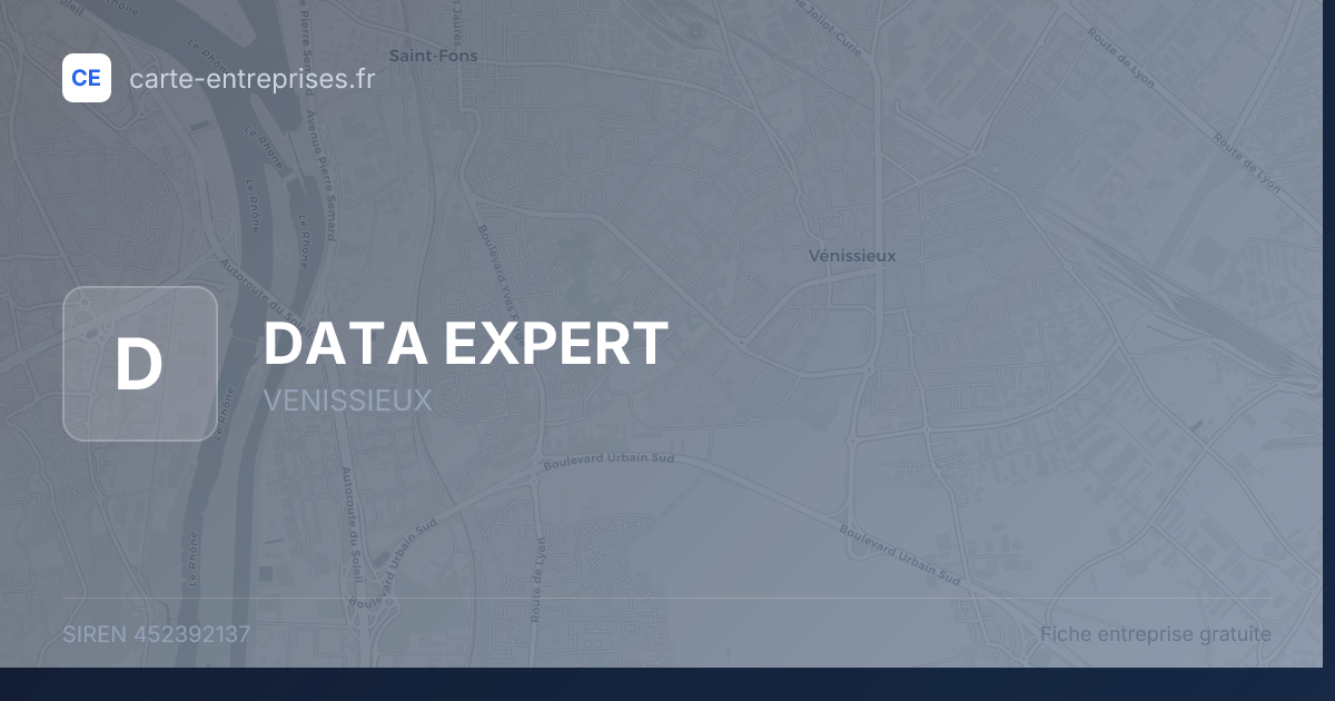DATA EXPERT — 452392137 — fiche entreprise