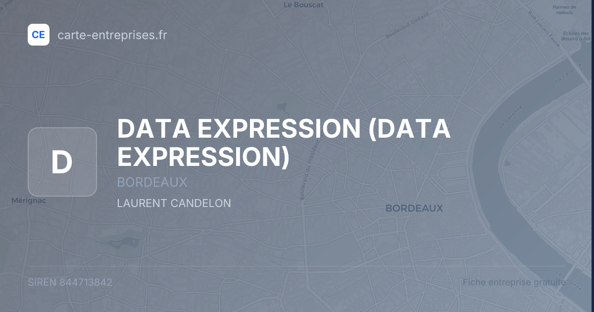 DATA EXPRESSION — 844713842 — fiche entreprise