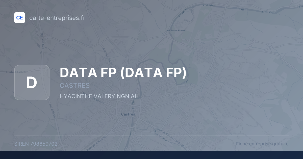 DATA FP — 798659702 — fiche entreprise