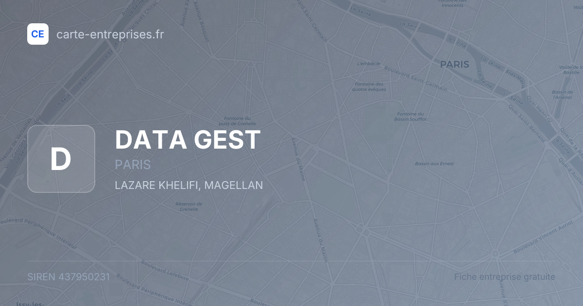 DATA GEST — 437950231 — fiche entreprise
