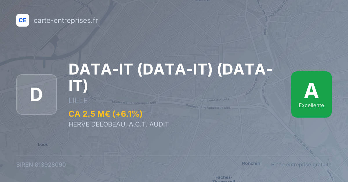 DATA-IT (DATA-IT) (DATA-IT) — 813928090 — fiche entreprise