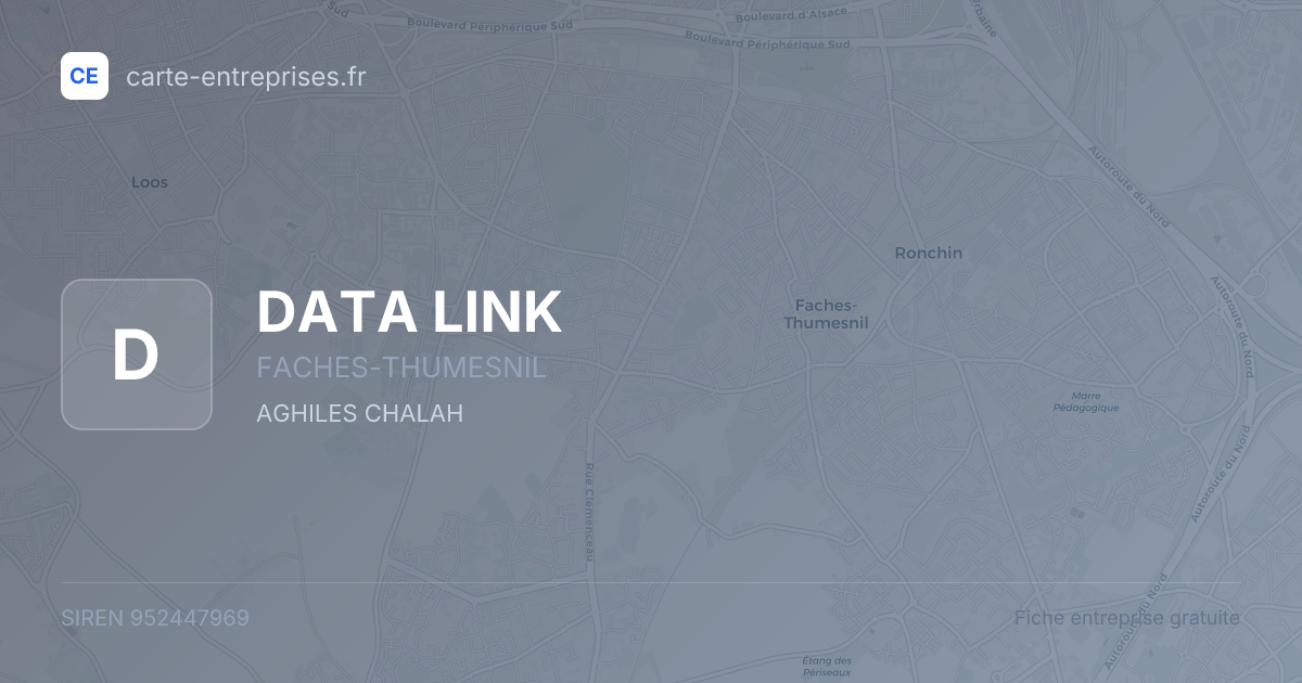 DATA LINK — 952447969 — fiche entreprise
