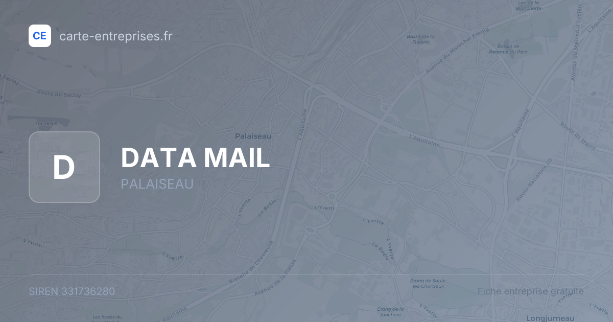 DATA MAIL — 331736280 — fiche entreprise