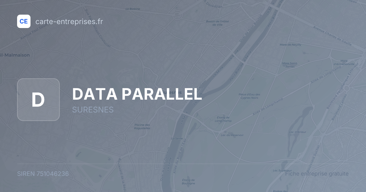 DATA PARALLEL — 751046236 — fiche entreprise