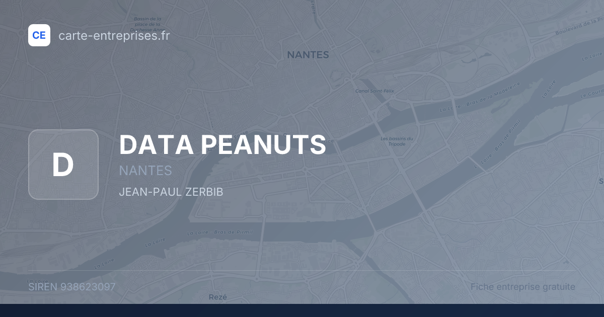 DATA PEANUTS — 938623097 — fiche entreprise
