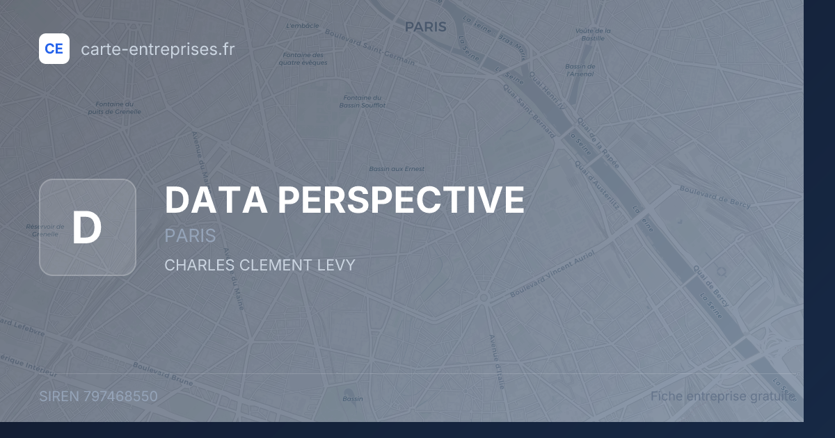 DATA PERSPECTIVE — 797468550 — fiche entreprise