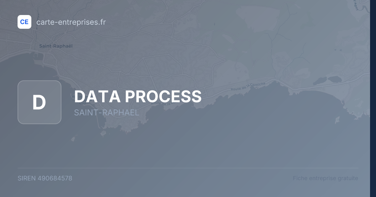 DATA PROCESS — 490684578 — fiche entreprise