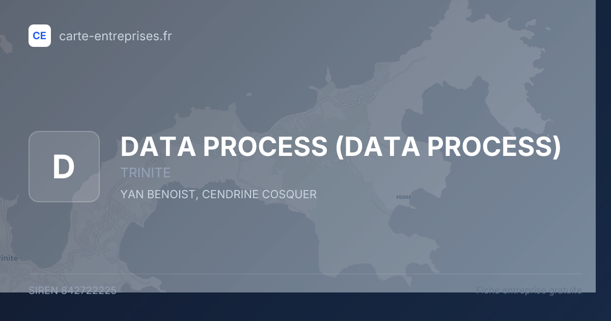 DATA PROCESS — 842722225 — fiche entreprise