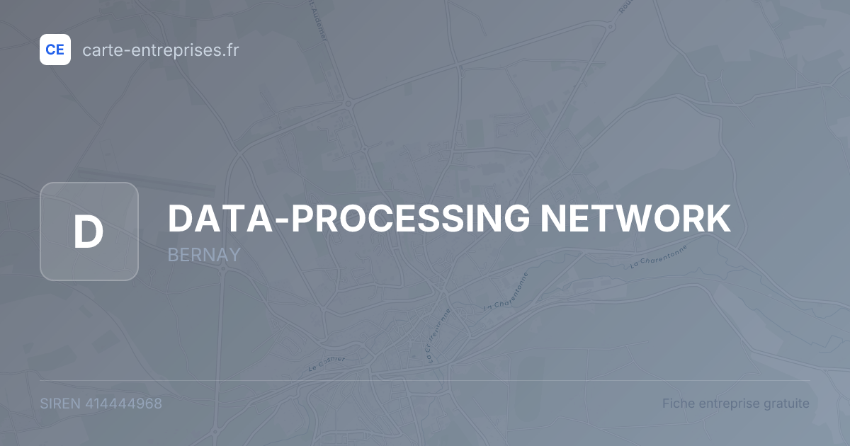 DATA-PROCESSING NETWORK — 414444968 — fiche entreprise