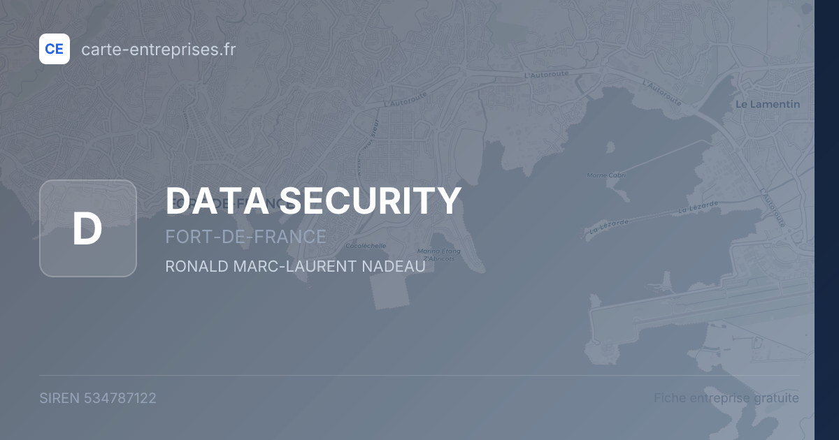 DATA SECURITY — 534787122 — fiche entreprise