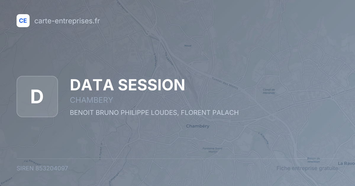DATA SESSION — 853204097 — fiche entreprise