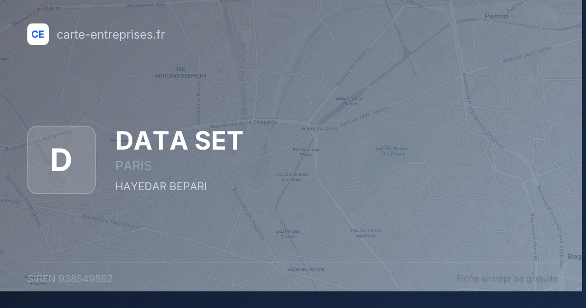 DATA SET — 938549862 — fiche entreprise