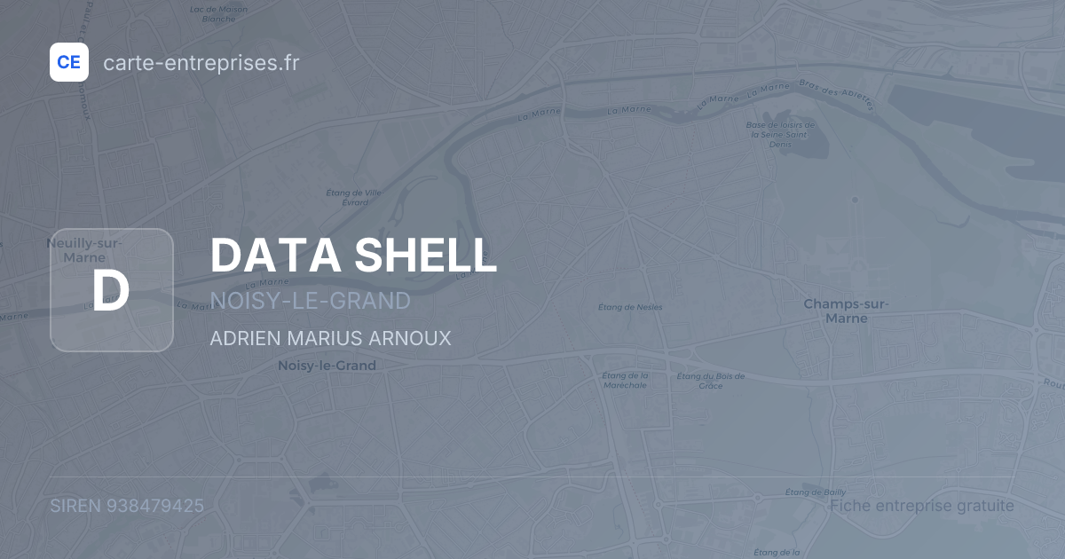 DATA SHELL — 938479425 — fiche entreprise