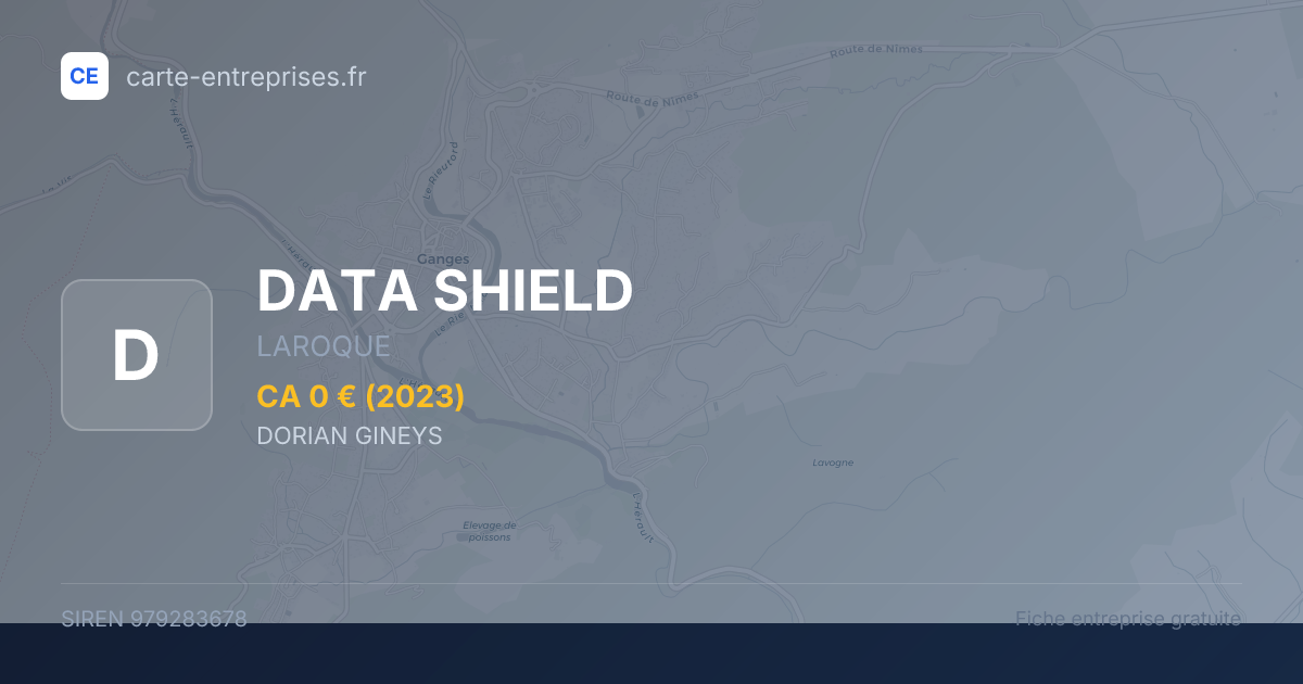 DATA SHIELD — 979283678 — fiche entreprise