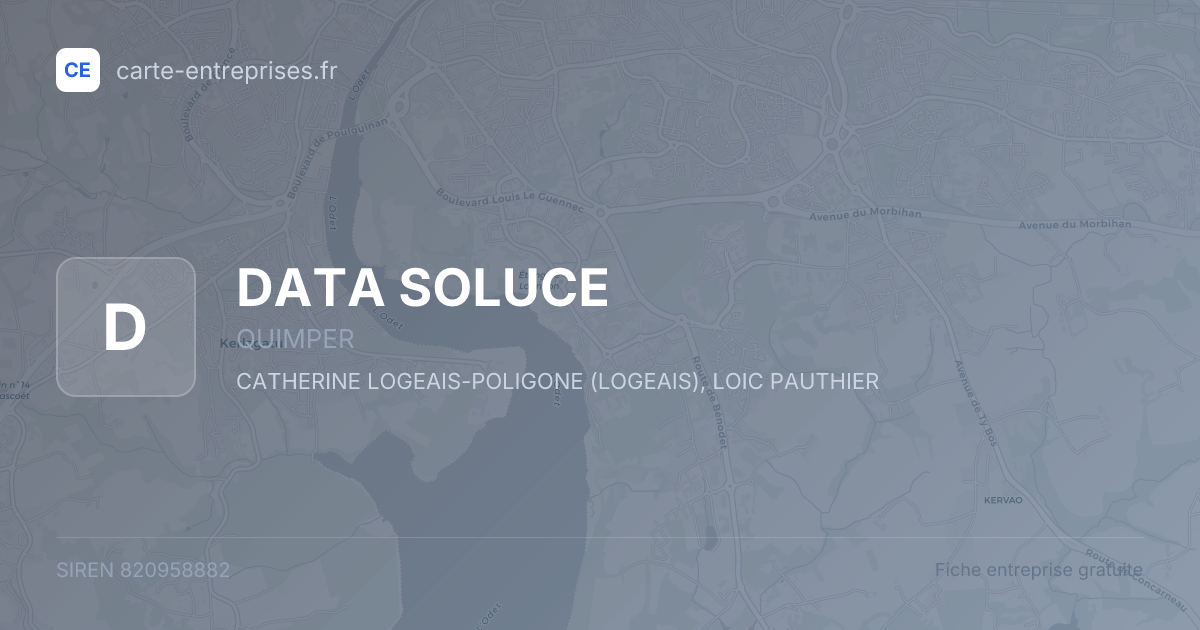 DATA SOLUCE — 820958882 — fiche entreprise