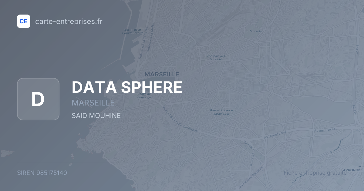 DATA SPHERE — 985175140 — fiche entreprise