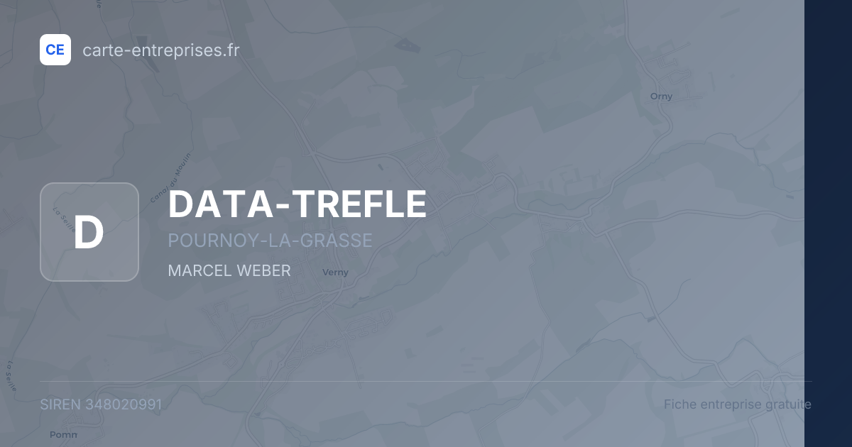 DATA-TREFLE — 348020991 — fiche entreprise