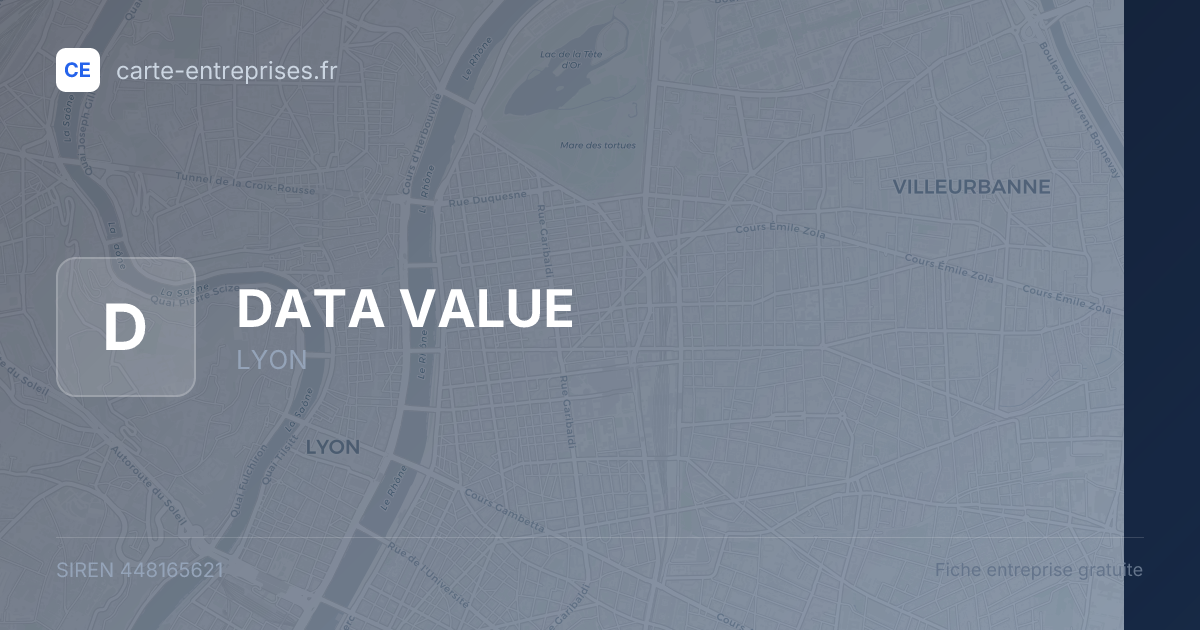 DATA VALUE — 448165621 — fiche entreprise