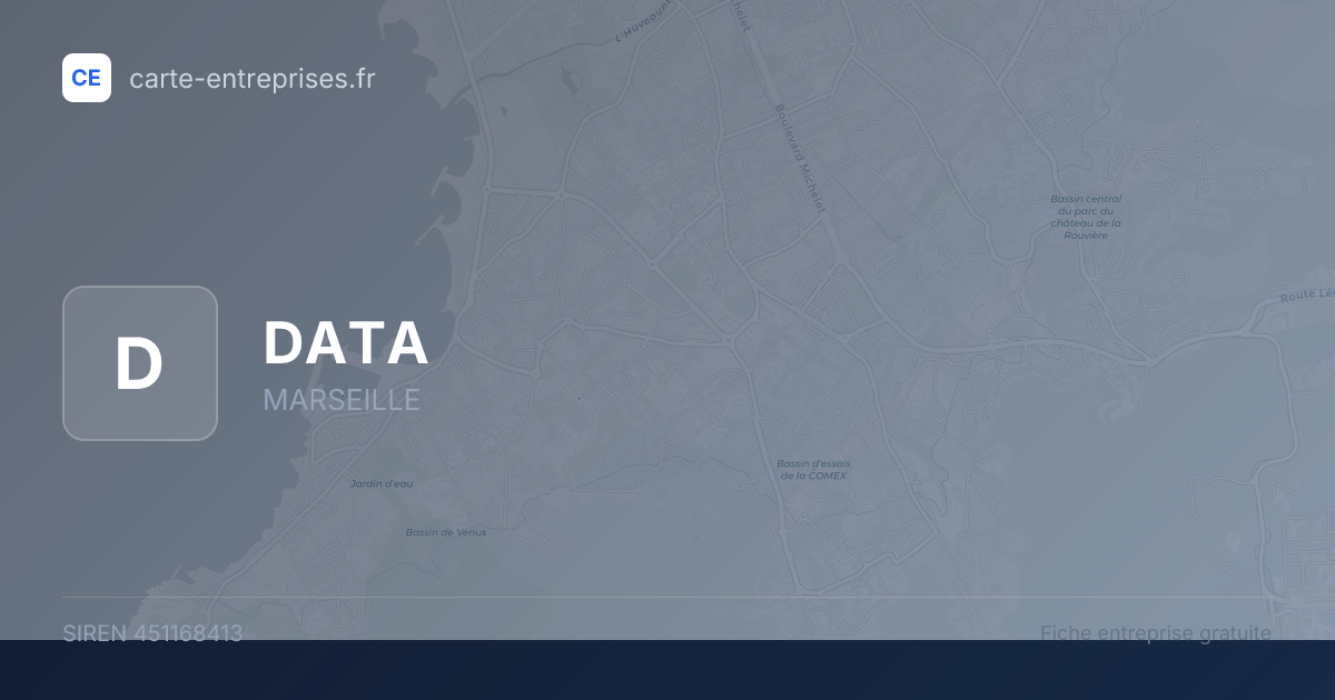 DATA — 451168413 — fiche entreprise