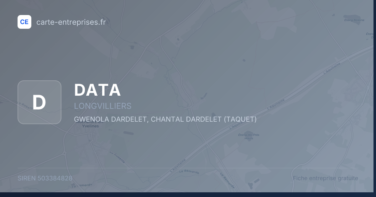 DATA — 503384828 — fiche entreprise