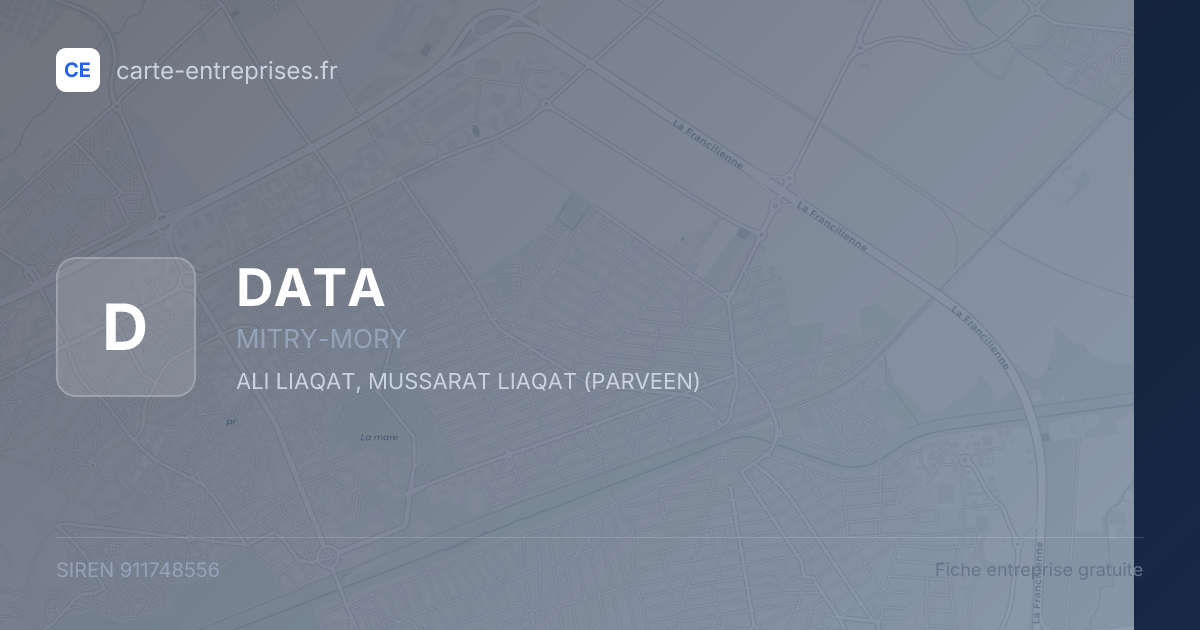 DATA — 911748556 — fiche entreprise