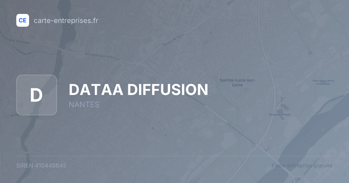 DATAA DIFFUSION — 410446645 — fiche entreprise