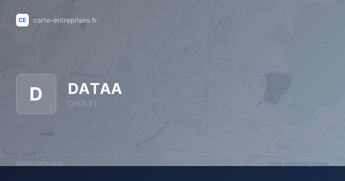 DATAA — 337611487 — fiche entreprise