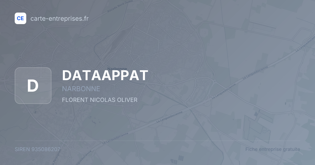 DATAAPPAT — 935086207 — fiche entreprise