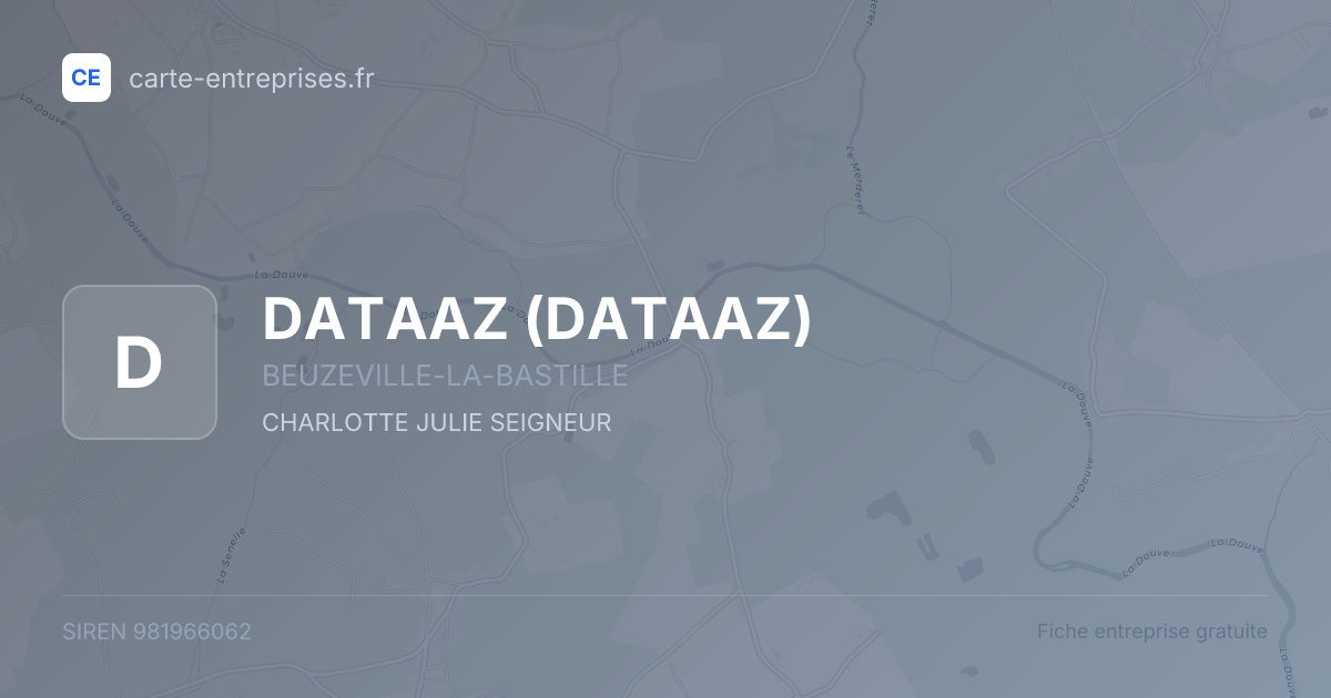 DATAAZ — 981966062 — fiche entreprise