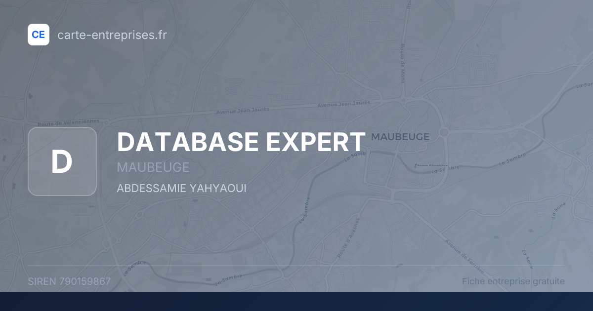 DATABASE EXPERT — 790159867 — fiche entreprise