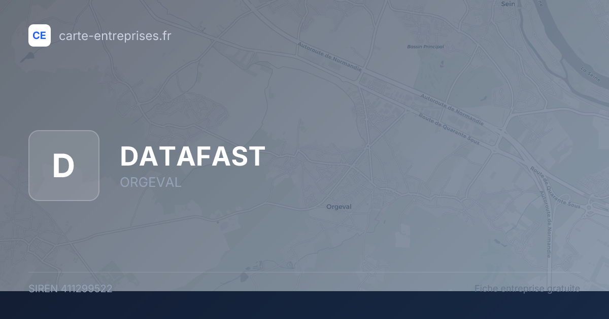 DATAFAST — 411299522 — fiche entreprise
