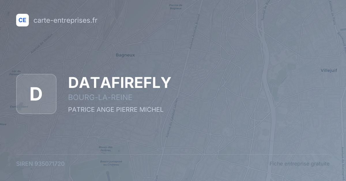 DATAFIREFLY — 935071720 — fiche entreprise