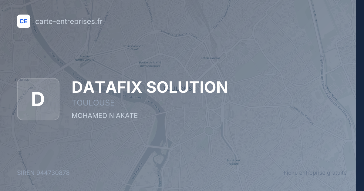DATAFIX SOLUTION — 944730878 — fiche entreprise