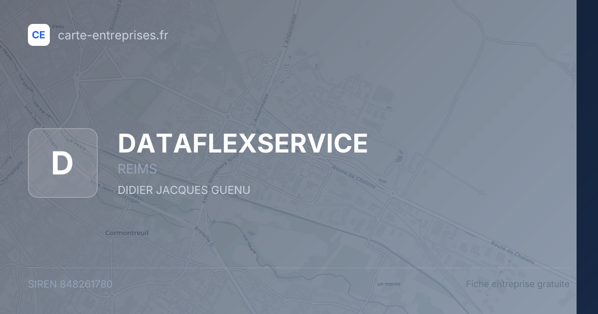 DATAFLEXSERVICE — 848261780 — fiche entreprise