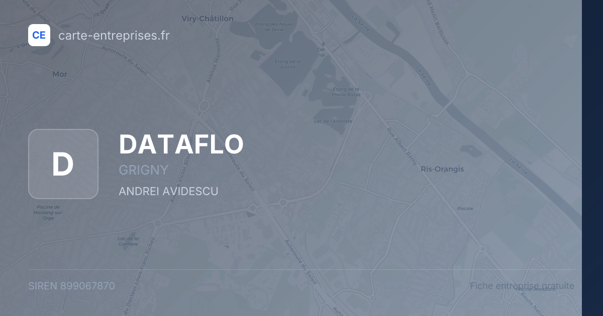 DATAFLO — 899067870 — fiche entreprise