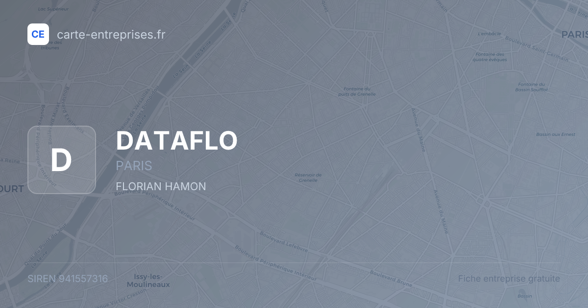 DATAFLO — 941557316 — fiche entreprise