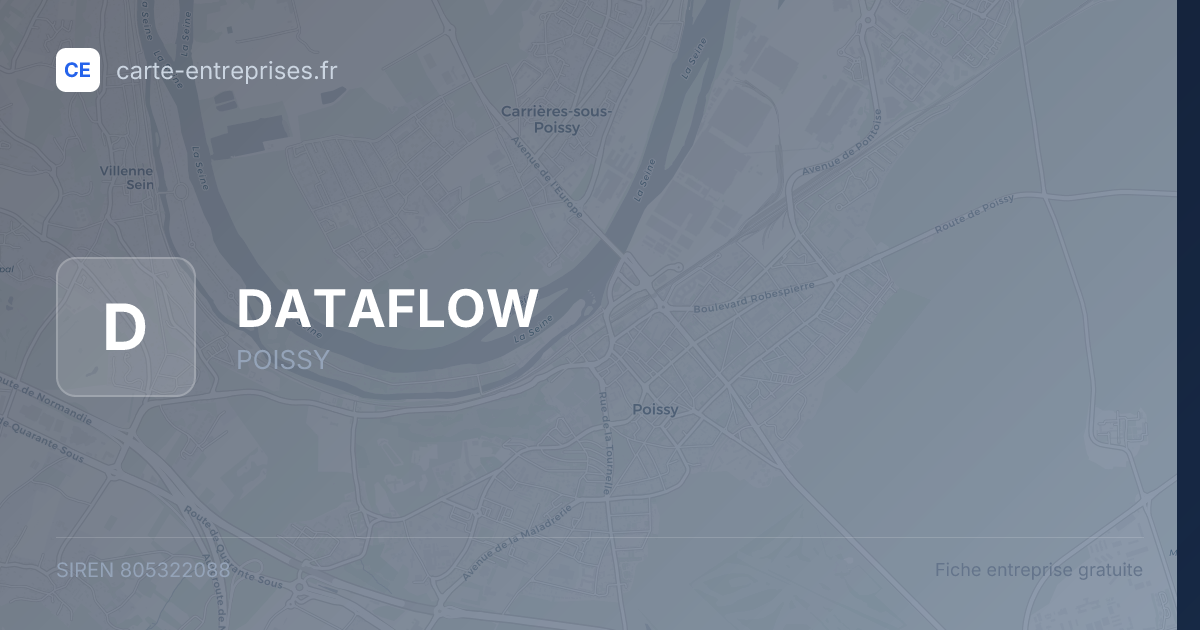 DATAFLOW — 805322088 — fiche entreprise