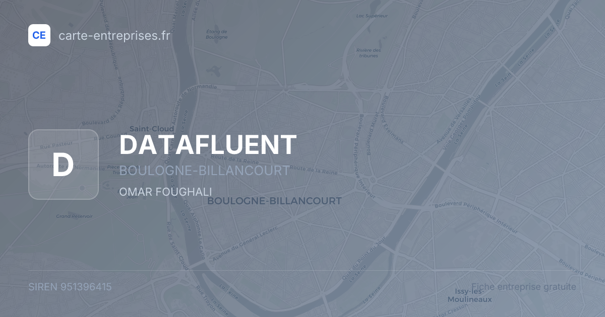 DATAFLUENT — 951396415 — fiche entreprise