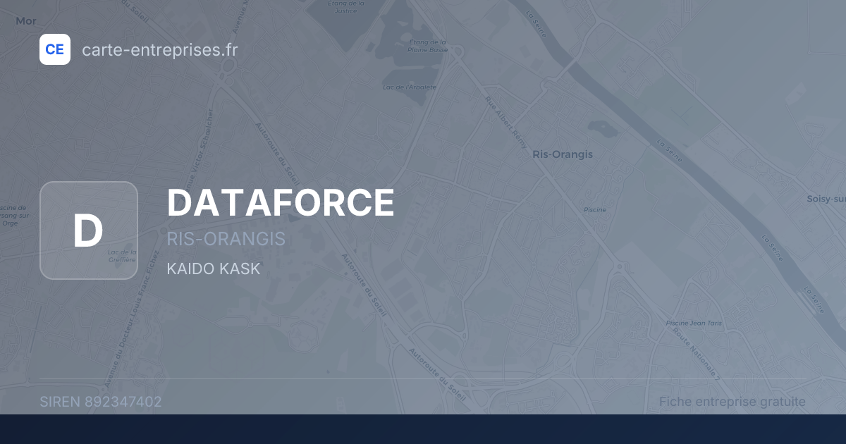 DATAFORCE — 892347402 — fiche entreprise