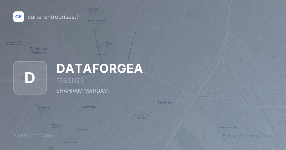 DATAFORGEA — 100007905 — fiche entreprise